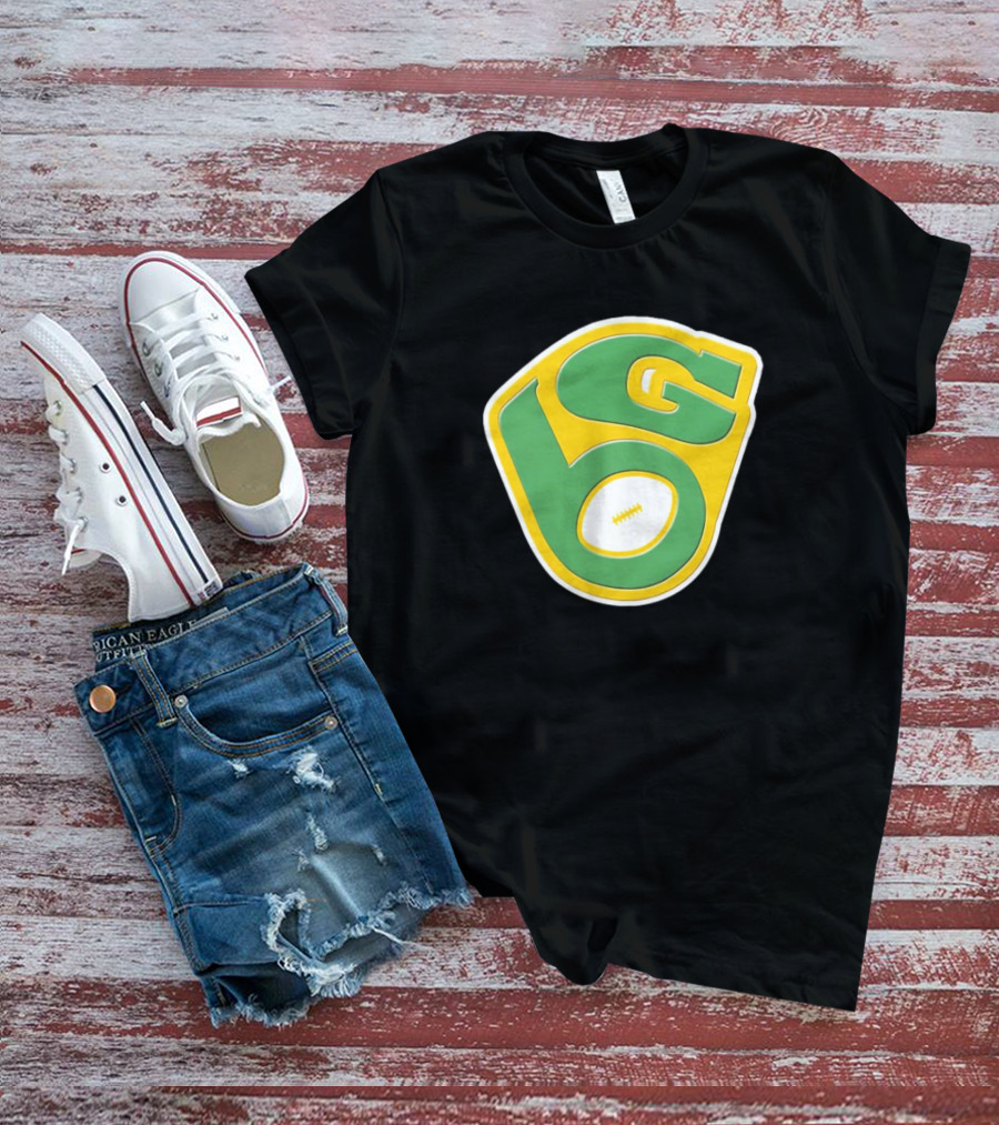 NFL X MLB Green Bay Packers Milwaukee Brewers Logo Mashup T-Shirt