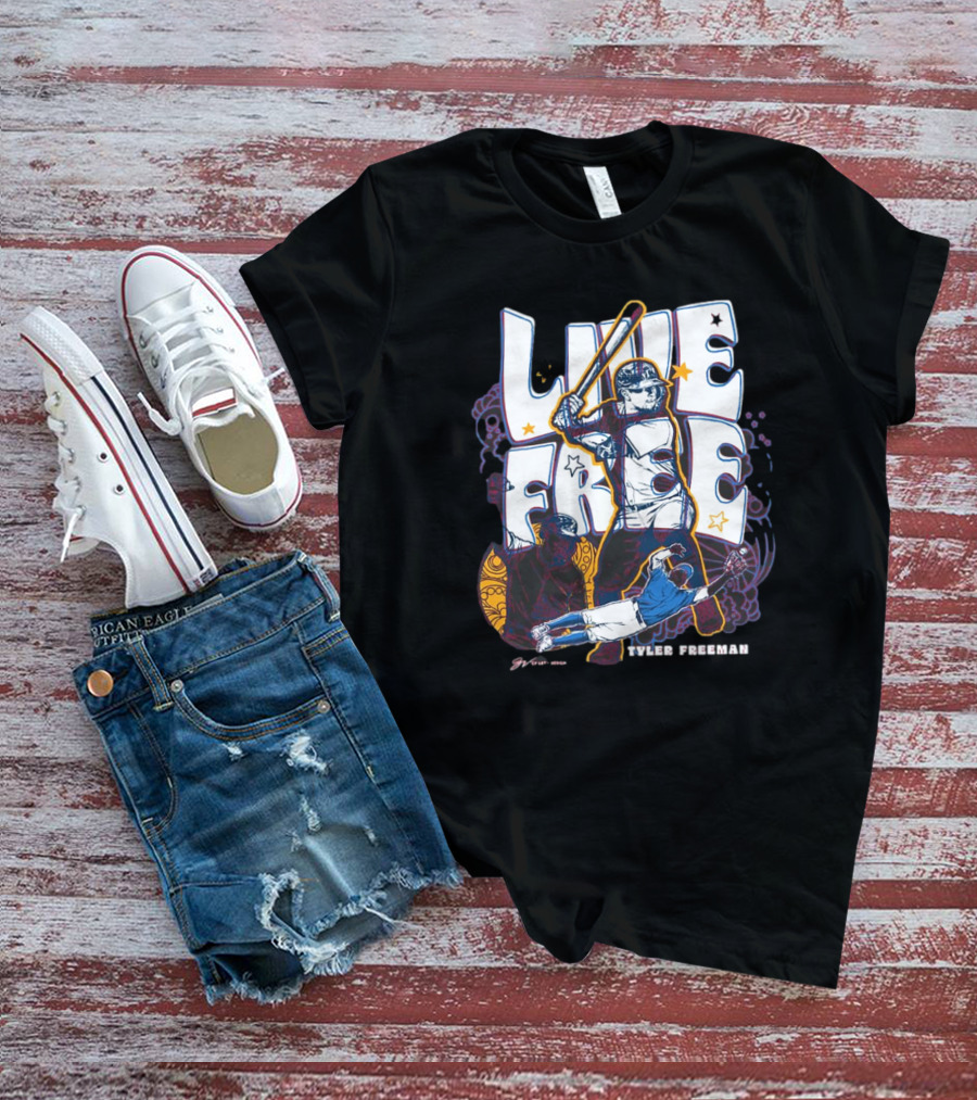 Tyler Freeman Live Free Cleveland Guardians Player T-Shirt