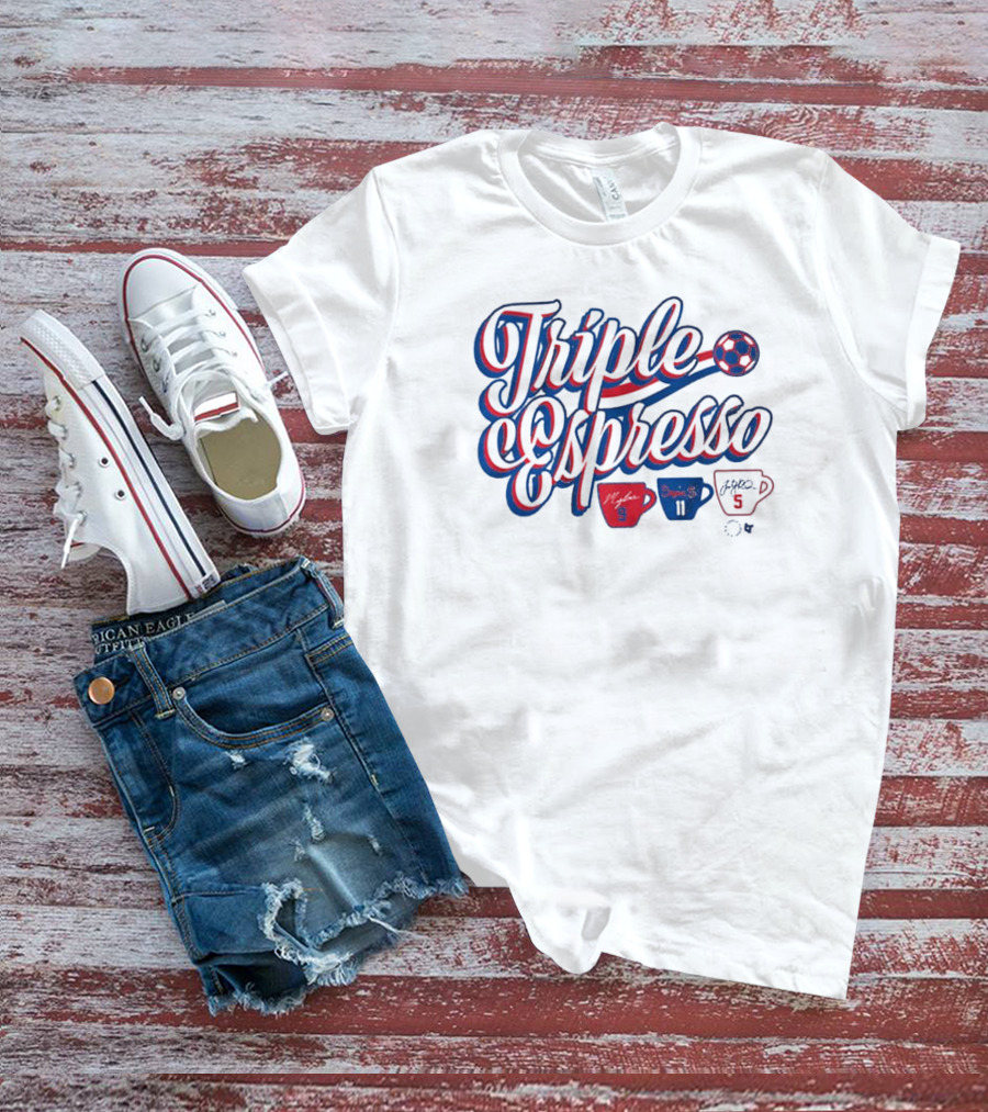Triple Espresso Mallory Swanson Trinity Rodman Sophia Smith Soccer T-Shirt