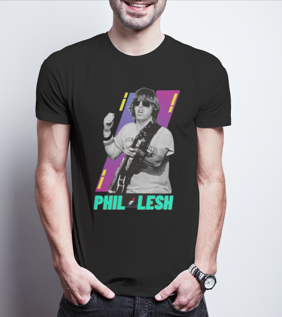 PHIL LESH Grateful Dead Bassist Vintage Rock Music T-Shirt