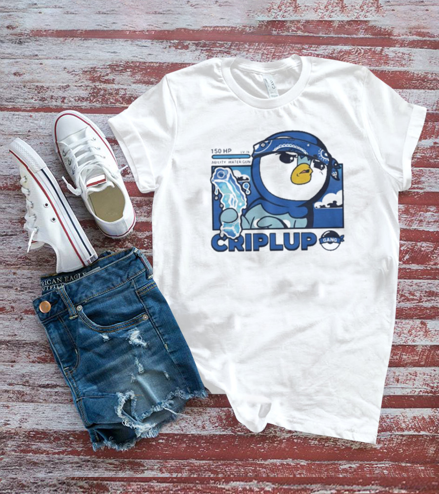 Impjcomics Criplup Gang Ability Water Gun Comic 150 HP T-Shirt