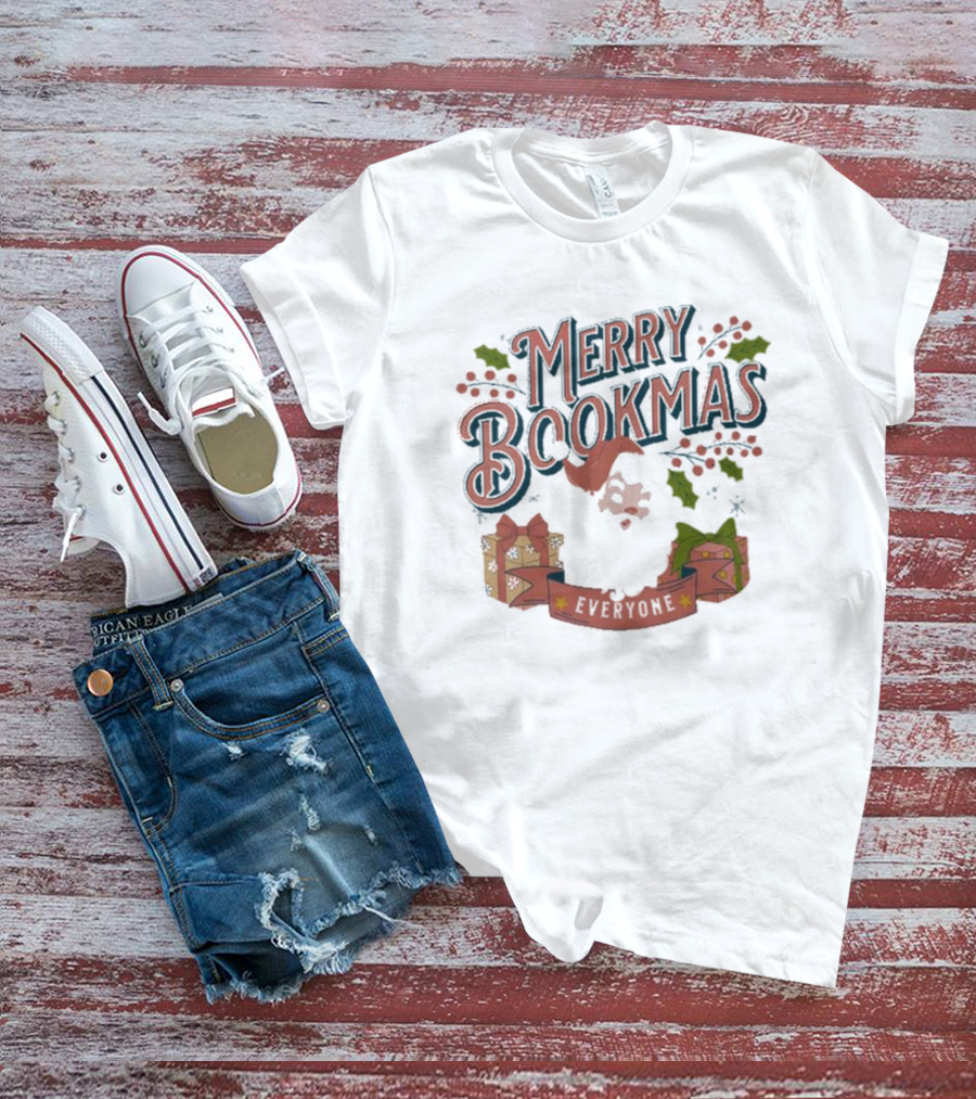 Merry Bookmas Everyone Christmas T-Shirt