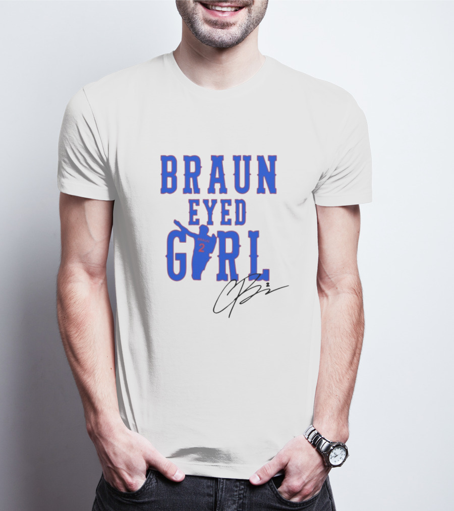 Braun Eyed Girl Christian Braun Signature Basketball T-Shirt