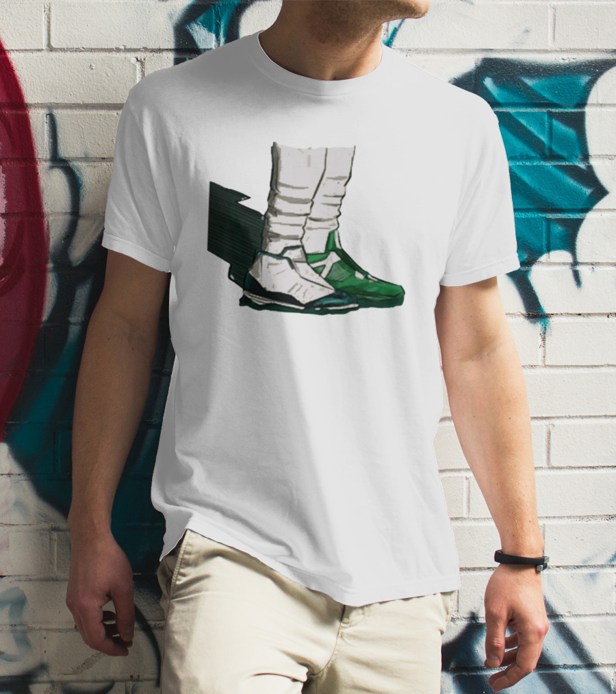 Jalen Hurts Two-Shoes Philadelphia Eagles NFL T-Shirt
