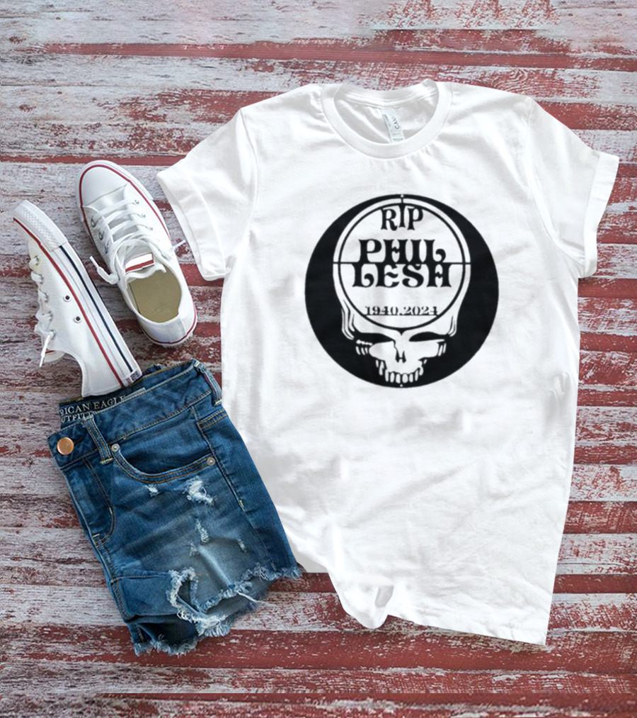 RIP Phil Lesh Grateful Dead Skull Logo 1940 T-Shirt