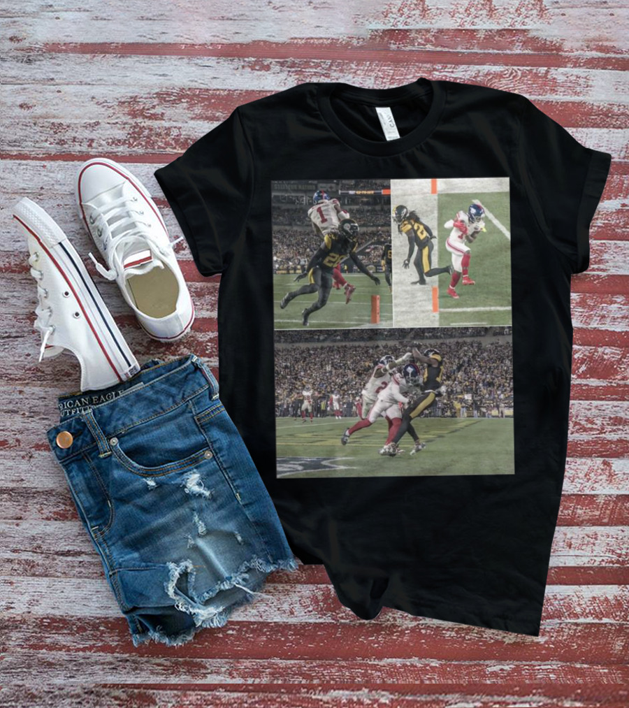 Malik Nabers George Pickens Both Close Scoring Touchdowns Football Moments T-Shirt