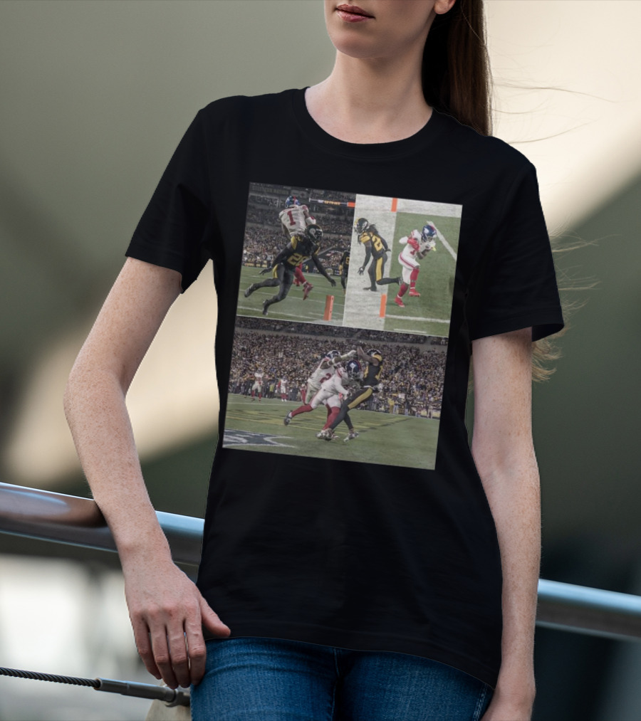 Malik Nabers George Pickens Both Close Scoring Touchdowns Football Moments T-Shirt