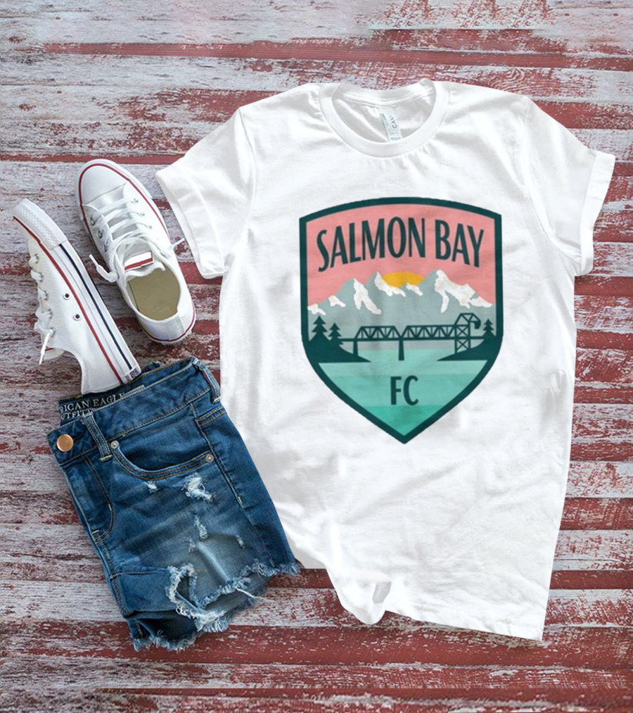 Ballard FC Salmon Bay FC Salmon Bay Mountain Bridge Vintage T-Shirt