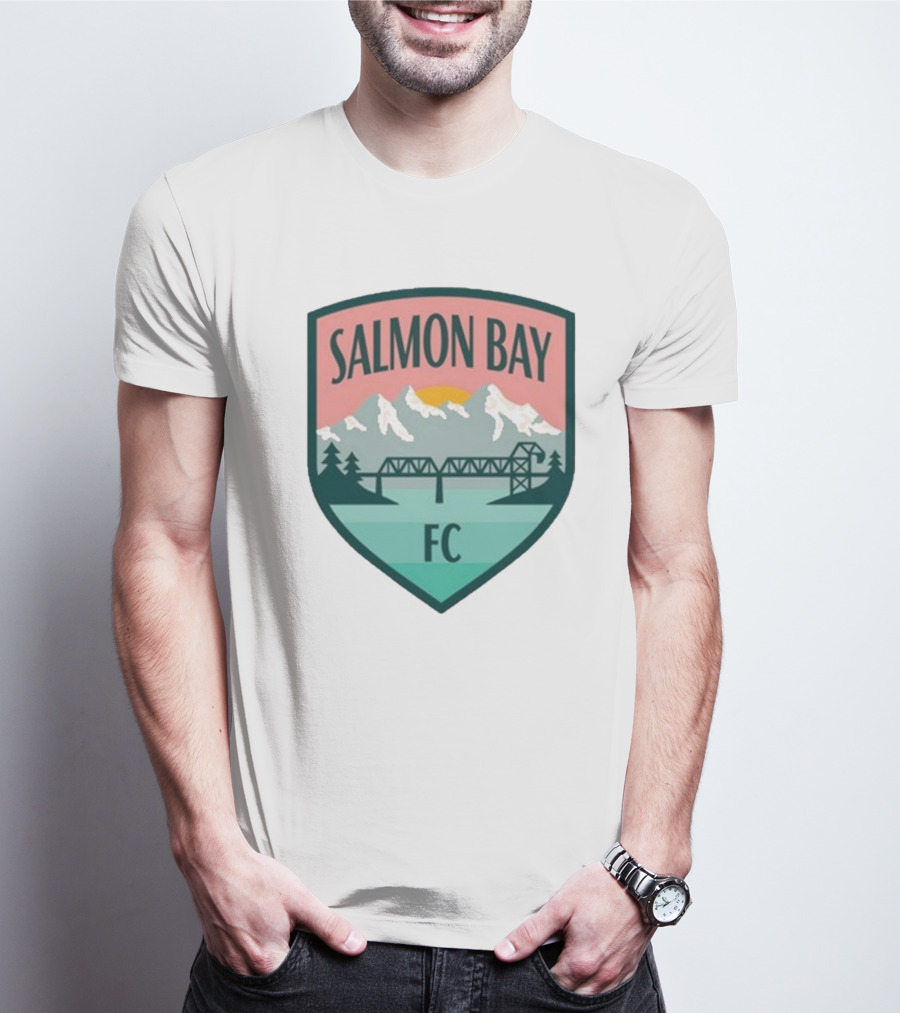 Ballard FC Salmon Bay FC Salmon Bay Mountain Bridge Vintage T-Shirt