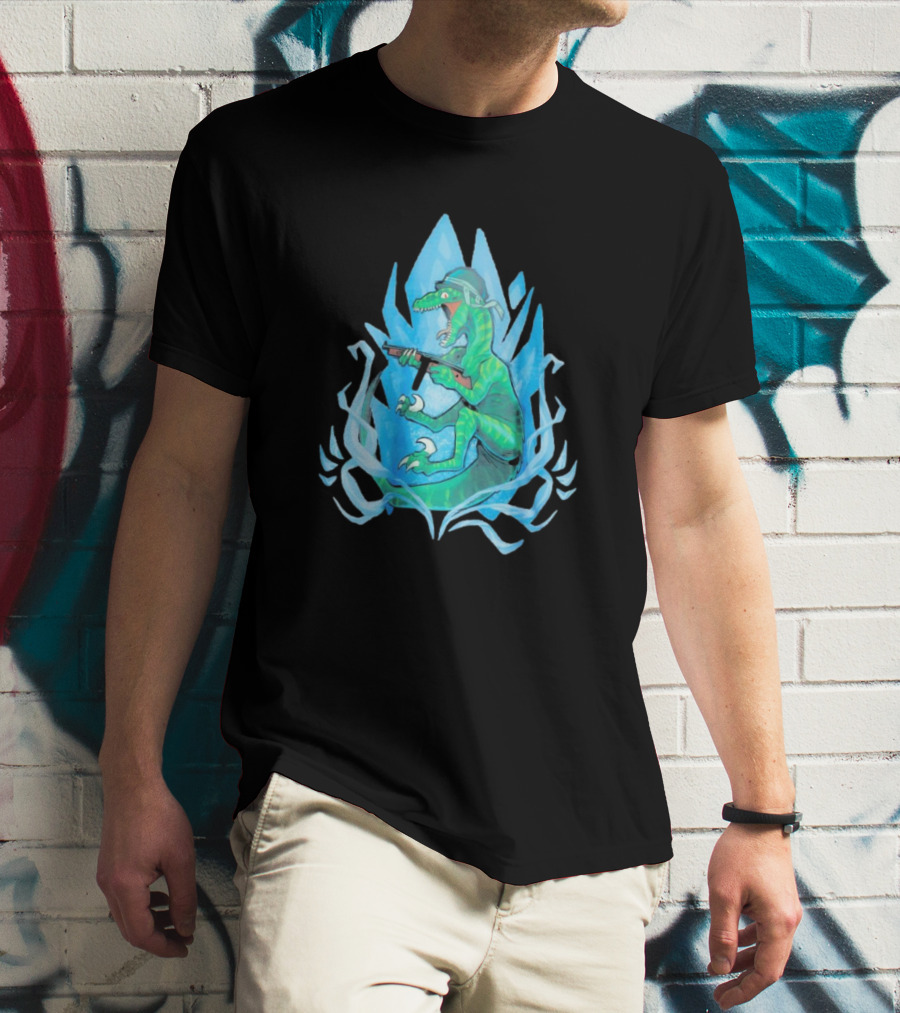 RubixRaptor Saberspark With Raptor And Maritime Horrors T-Shirt