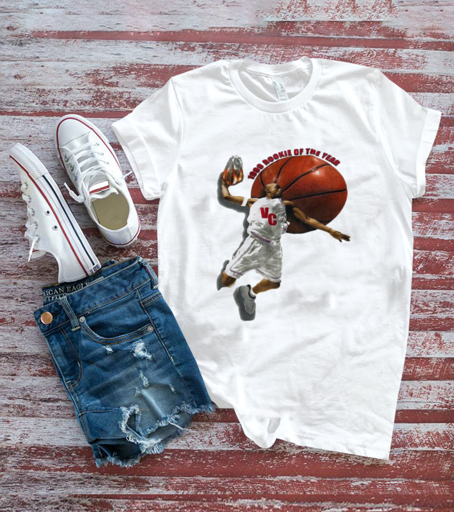 1999 Rookie Of The Year VC Toronto Raptors NBA Signature Vince Carter T-Shirt