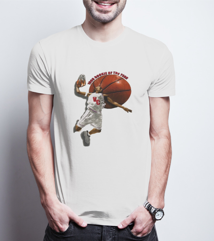 1999 Rookie Of The Year VC Toronto Raptors NBA Signature Vince Carter T-Shirt