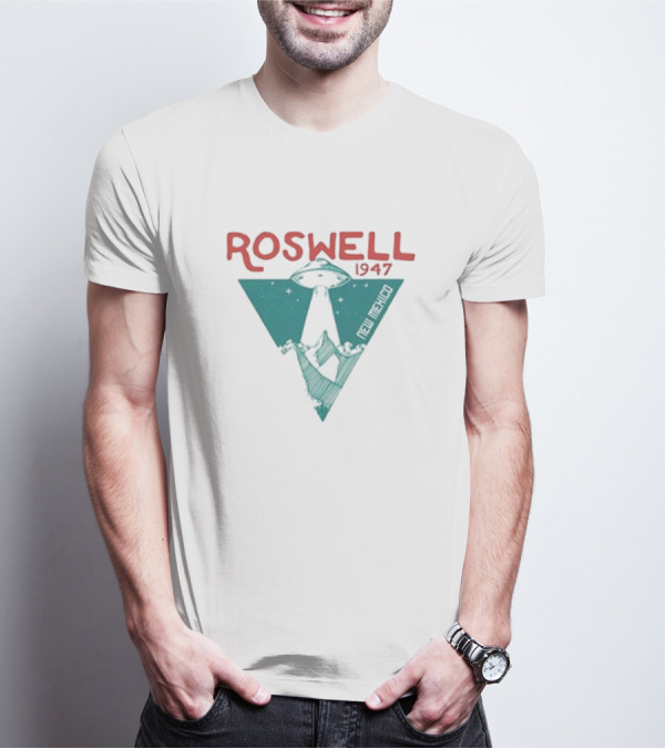 Roswell 1947 UFO New Mexico Triangle T-Shirt
