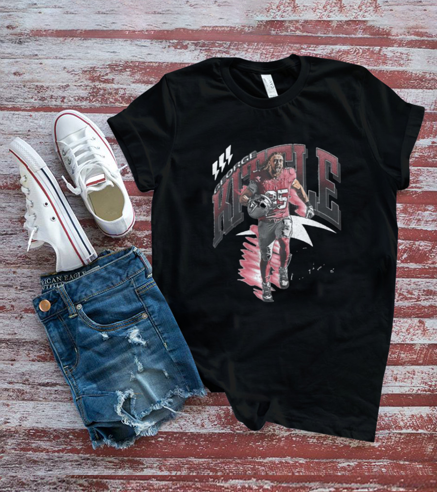 George Kittle San Francisco 49ers Football Retro 85 Signature T-Shirt