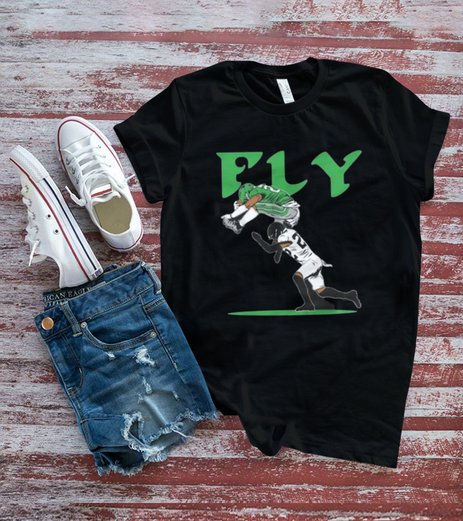 Saquon Barkley Fly No-Look Hurdle T-Shirt