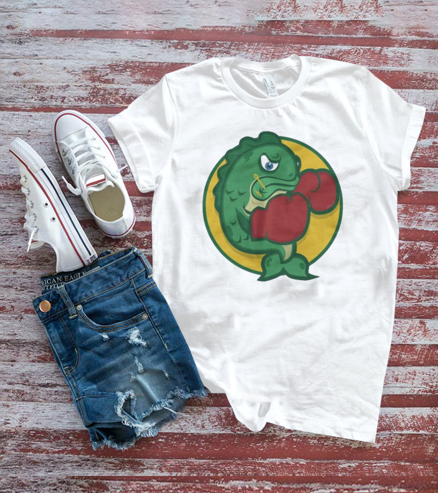 Hookline Sinkers Boxing Fish Icon T-Shirt
