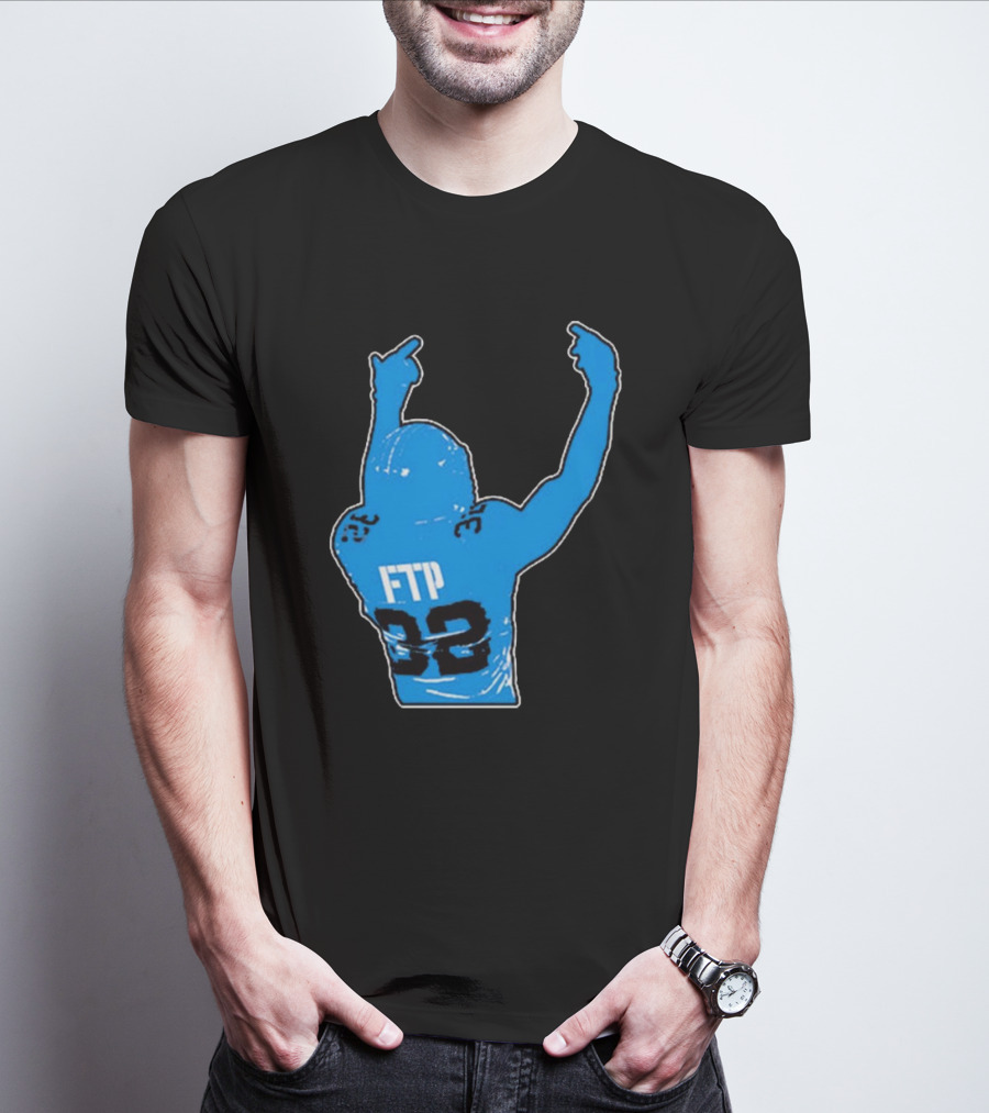 FTP 32 Brian Branch Detroit Lions NFL Sports T-Shirt