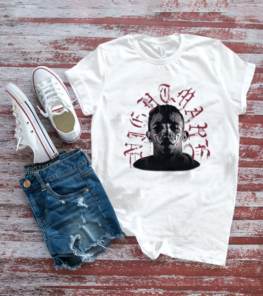 New Carlos Prates Nightmare Dark Face Tattoo Typography T-Shirt