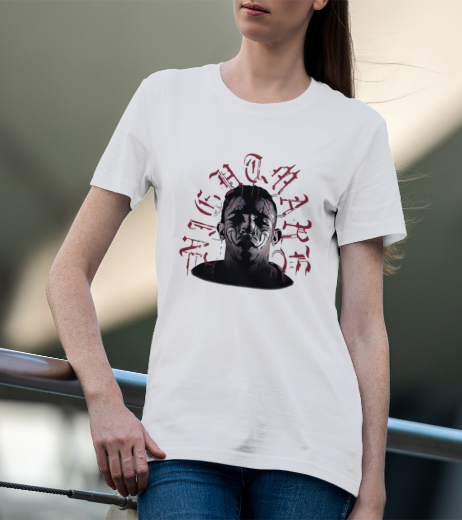 New Carlos Prates Nightmare Dark Face Tattoo Typography T-Shirt