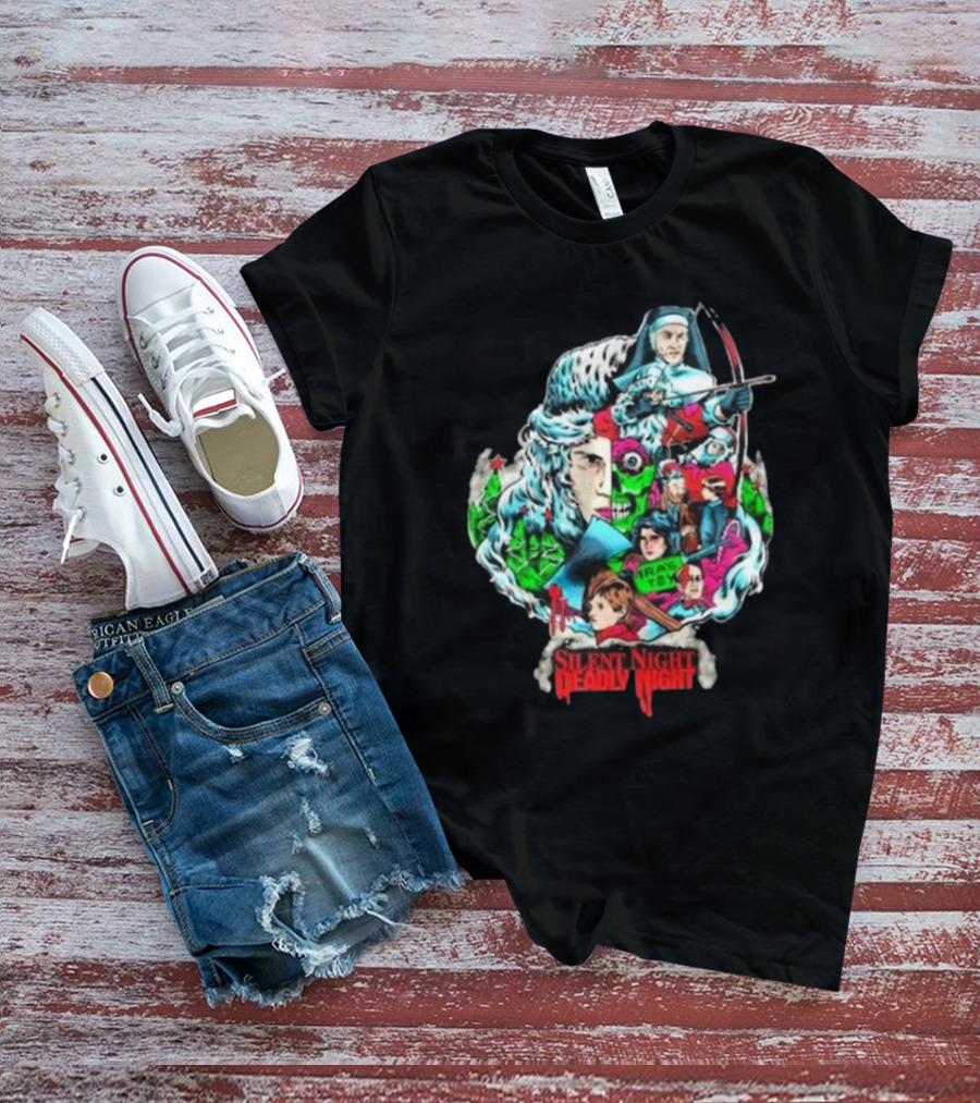 Terrorthreads Silent Night Deadly Night Unwrapping The Horror T-Shirt
