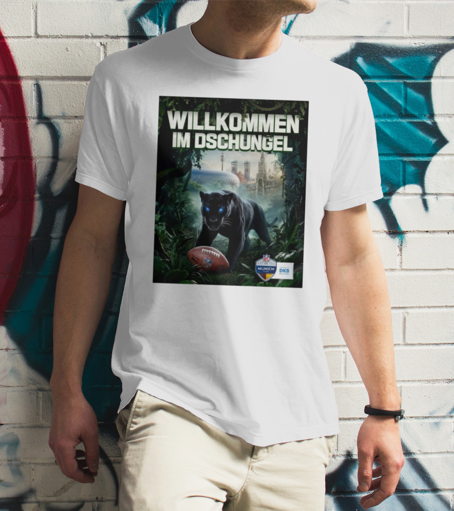 Willkommen Im Dschungel NFL München The Panthers Are Coming T-Shirt