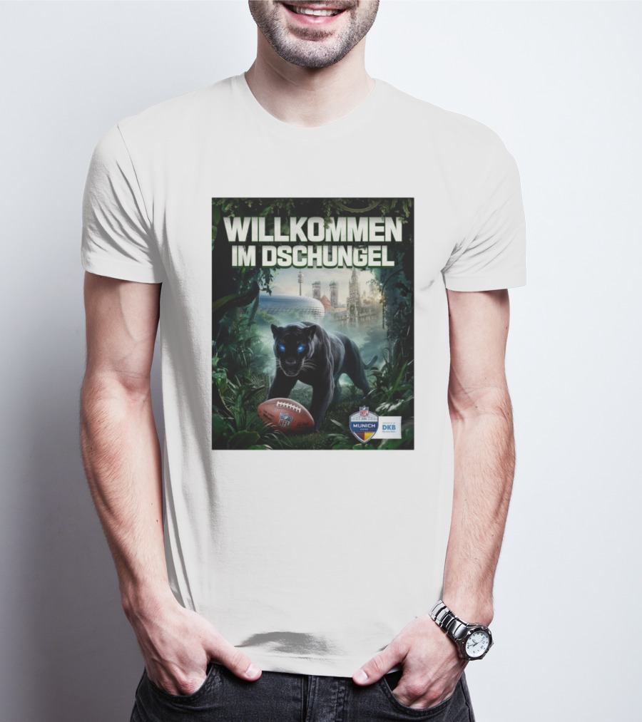 Willkommen Im Dschungel NFL München The Panthers Are Coming T-Shirt