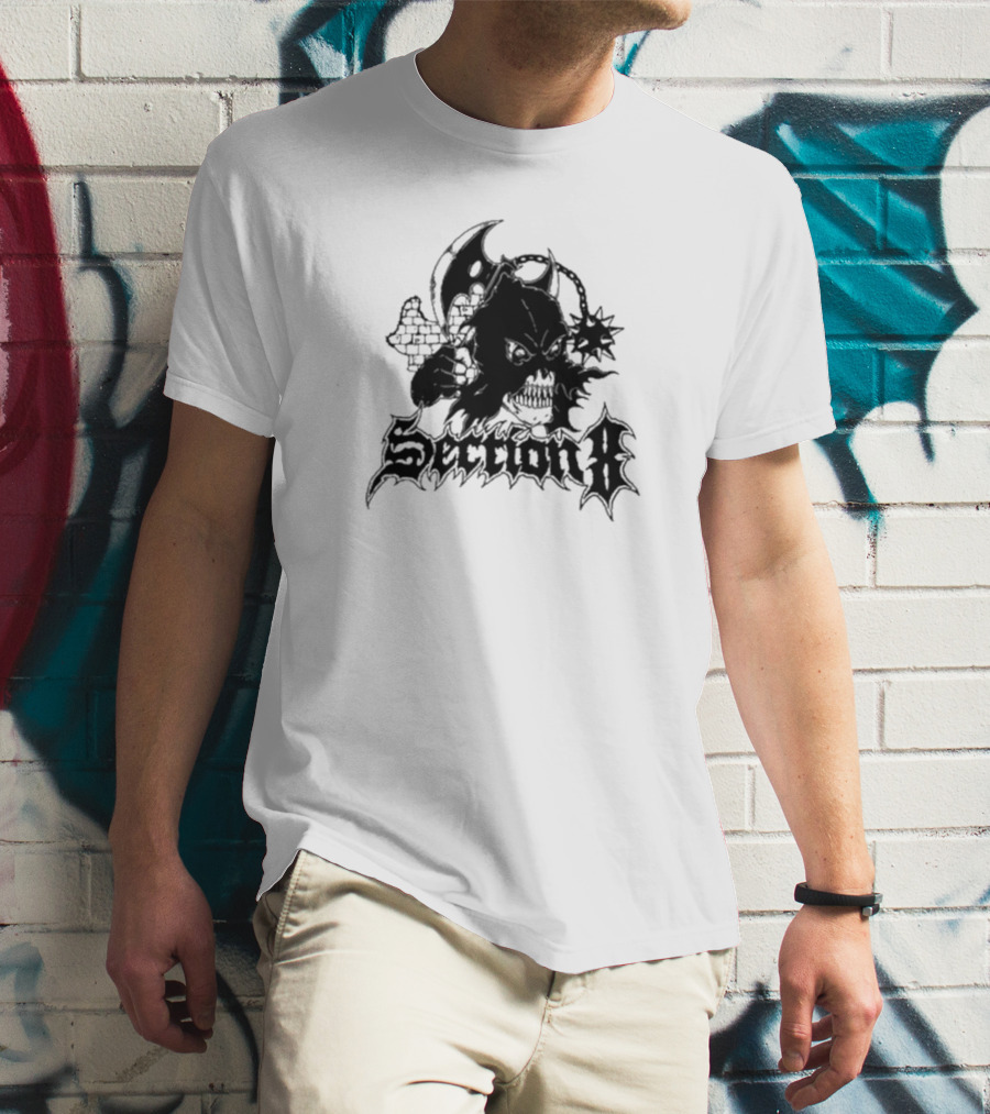 Section8la Store Executor Gothic Warrior T-Shirt