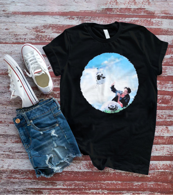 All But 6 Records Helicopter Happy Hunting T-Shirt
