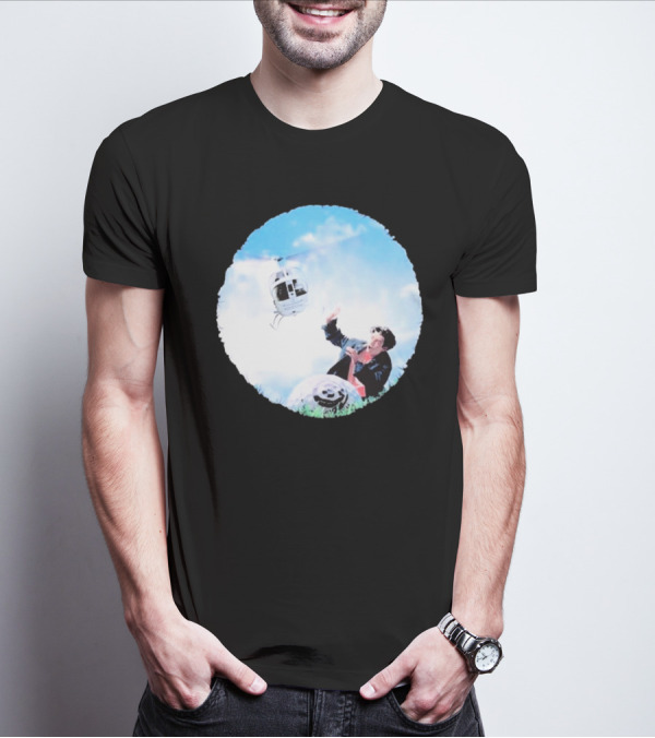 All But 6 Records Helicopter Happy Hunting T-Shirt