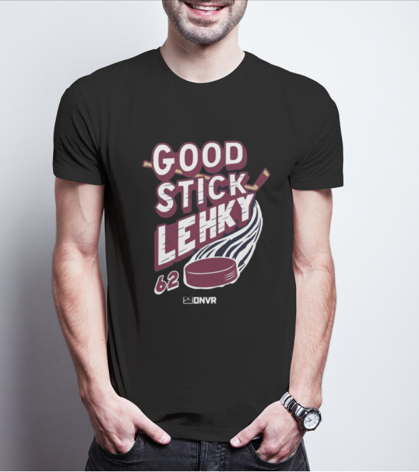 DNVR Good Stick Lehky 62 Hockey Puck And Stick T-Shirt