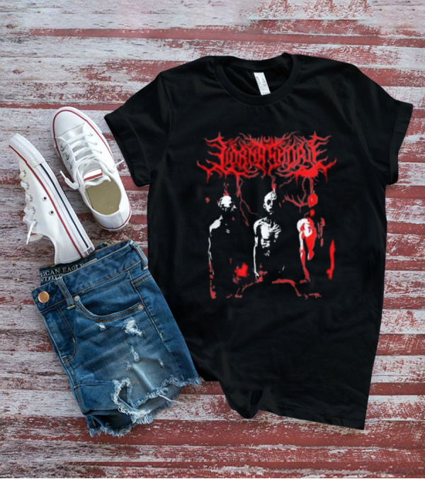 Lorna Shore Hanging Bodies Red Gothic Aesthetic T-Shirt