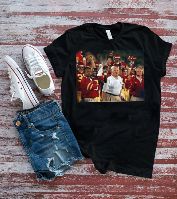 Rip Coach John Robinson Fight On Forever USC Trojans Football Team Victory Celebrations T-Shirt