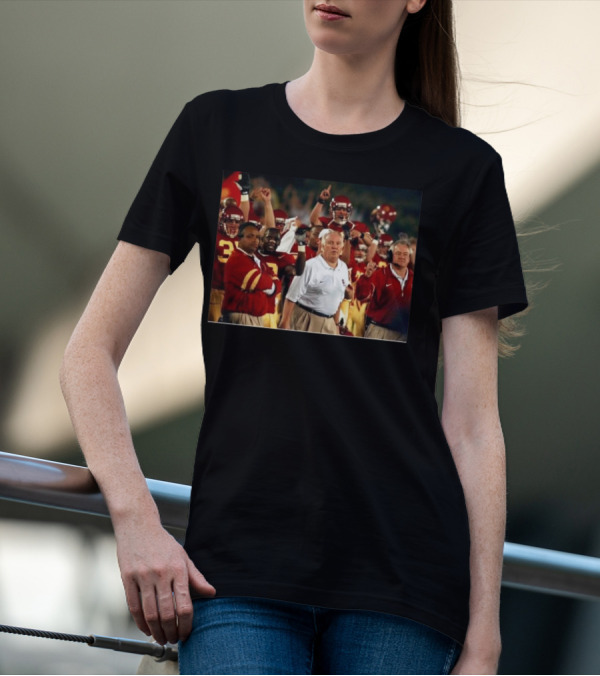Rip Coach John Robinson Fight On Forever USC Trojans Football Team Victory Celebrations T-Shirt