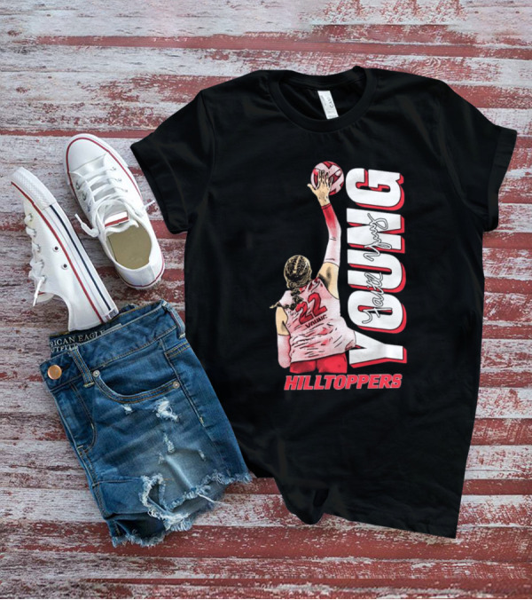 Faith Young Hilltoppers WKU Volleyball 22 Signature T-Shirt