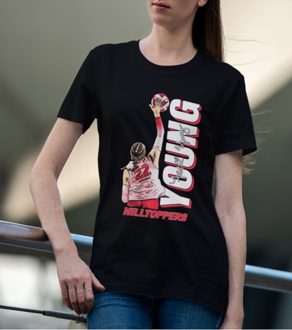 Faith Young Hilltoppers WKU Volleyball 22 Signature T-Shirt