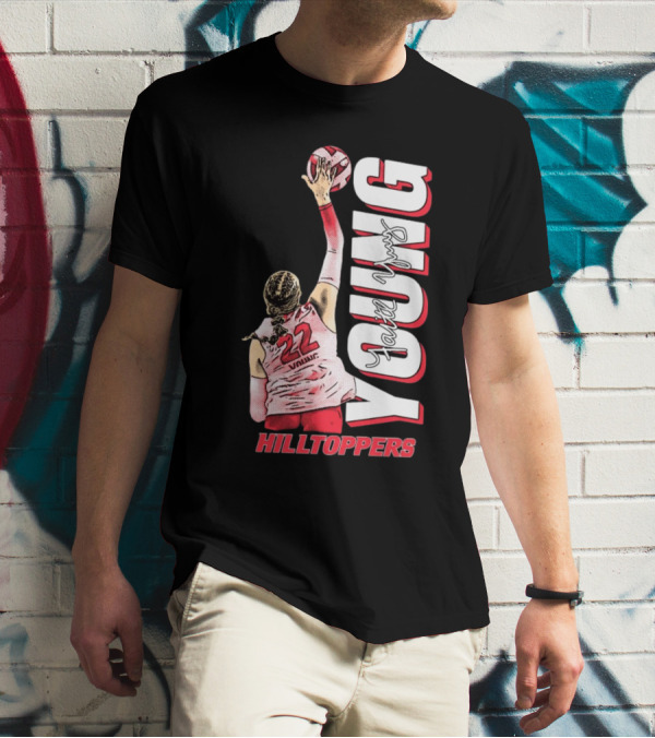 Faith Young Hilltoppers WKU Volleyball 22 Signature T-Shirt