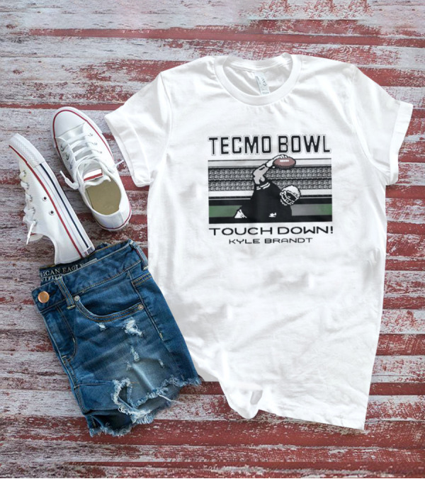 Tecmo Bowl Touchdown Kyle Brandt NFL T-Shirt