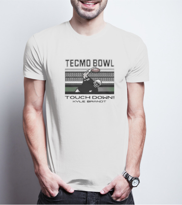 Tecmo Bowl Touchdown Kyle Brandt NFL T-Shirt