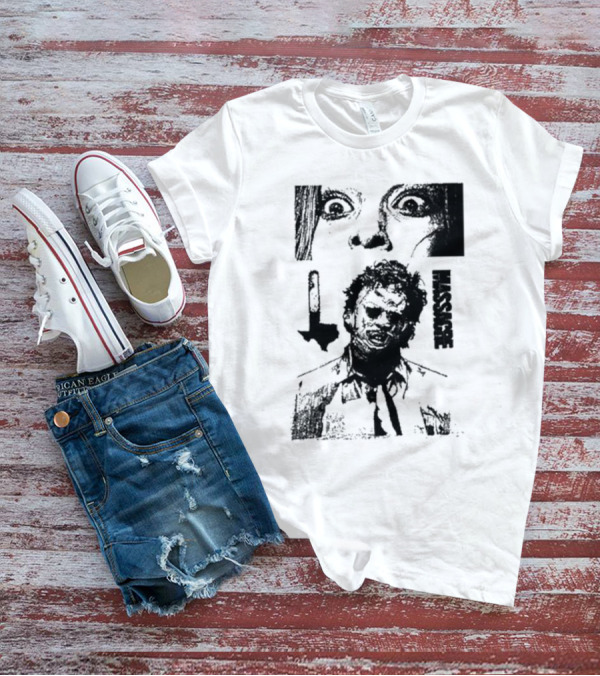 San Antonio Sharpist Texas Chainsaw Massacre Face Horror T-Shirt