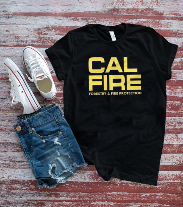 Jared Padalecki Wearing Cal Fire Forestry And Fire Protection T-Shirt