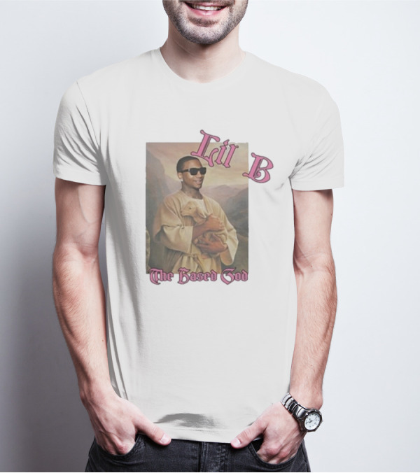 Lil B The Based God Savior Image With Sunglasses And Lamb T-Shirt