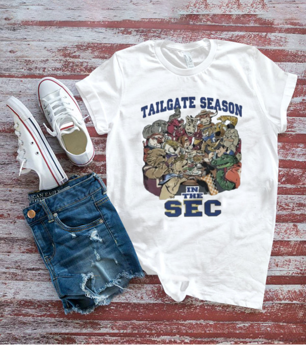 Tailgate Season In The SEC Mascot Gathering T-Shirt