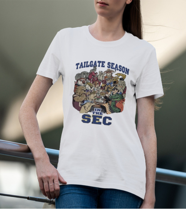 Tailgate Season In The SEC Mascot Gathering T-Shirt