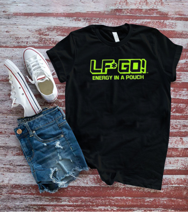 LFGO Energy In A Pouch Bright Neon Branding T-Shirt