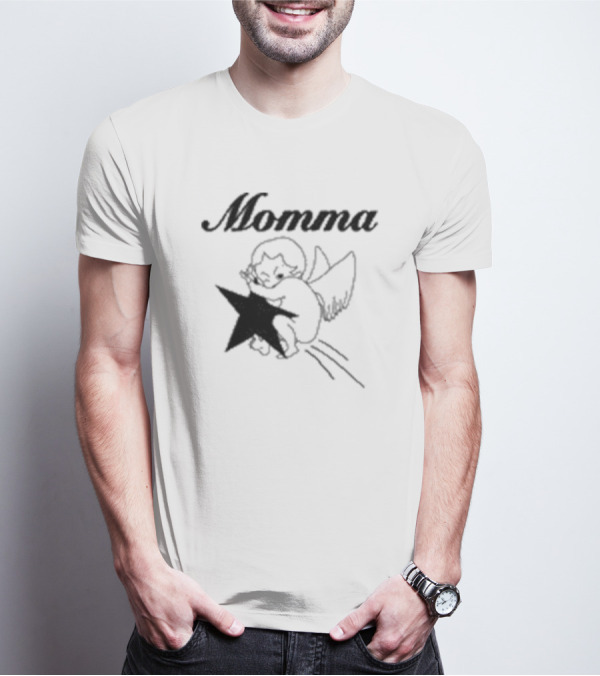 Momma Angel Holding Star T-Shirt