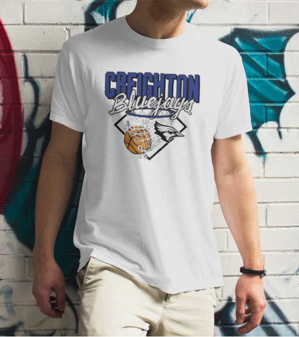 Creighton Bluejays Basketball Nothing But Net T-Shirt