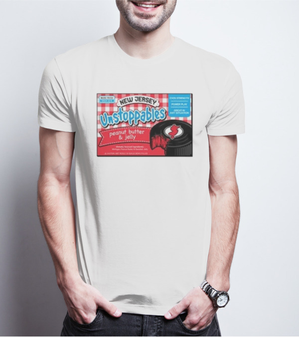 New Jersey Unstoppables Peanut Butter And Jelly Even Strength Power Play T-Shirt