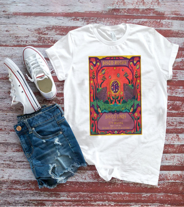 DISCO ROCKS DISCO LINES RED ROCKS MORRISON CO APRIL 5 2025 FEATURING SPECIAL GUEST KYLE MURPHY T-Shirt