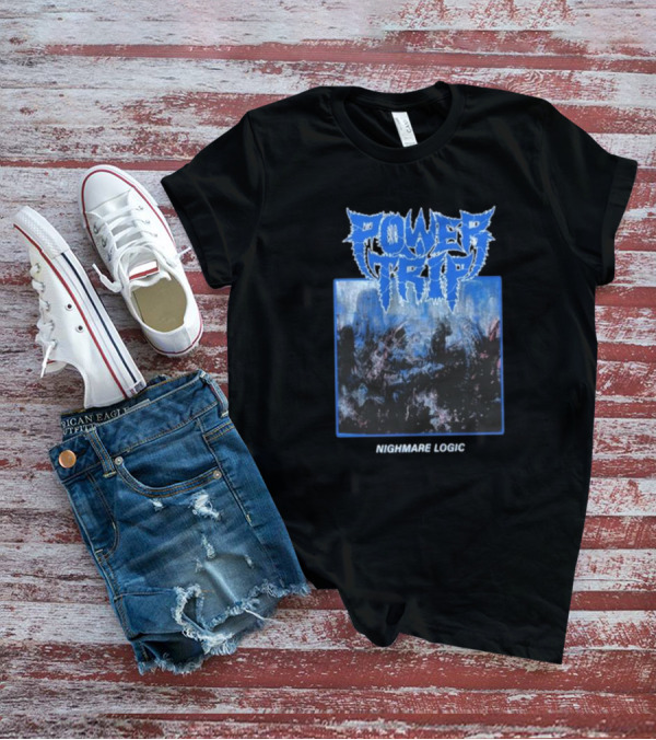 Power Trip Nightmare Logic Album Cover T-Shirt