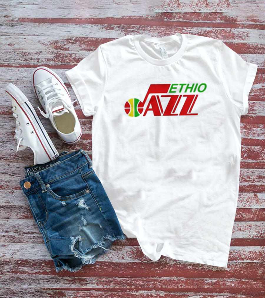 Awesome Tapes From Africa Ethio Jazz Music Basketball Note T-Shirt